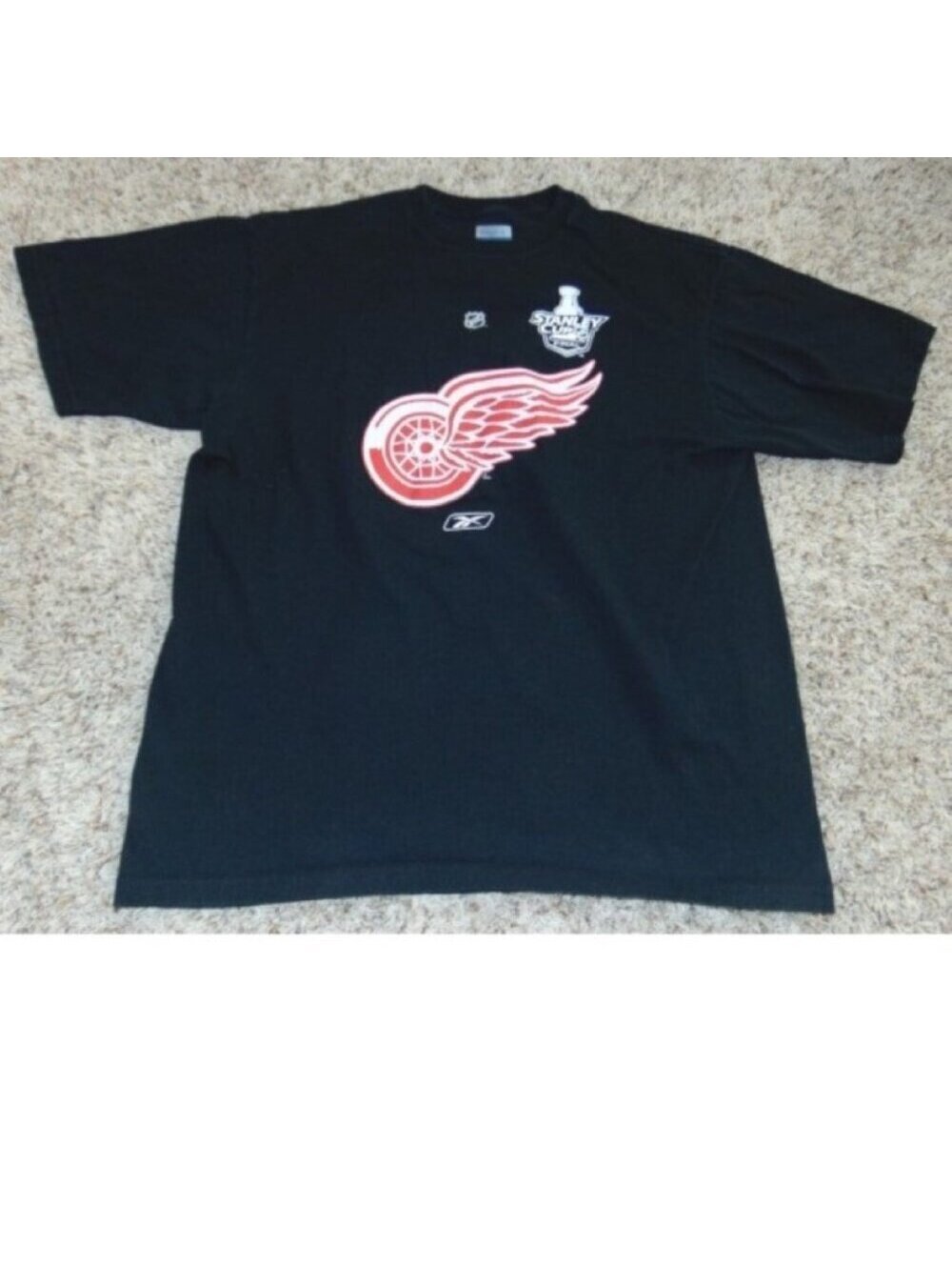 Mens Detroit Red Wings Hockey Reebok Large NHL Vintage 2008 Stanley Cup Champs